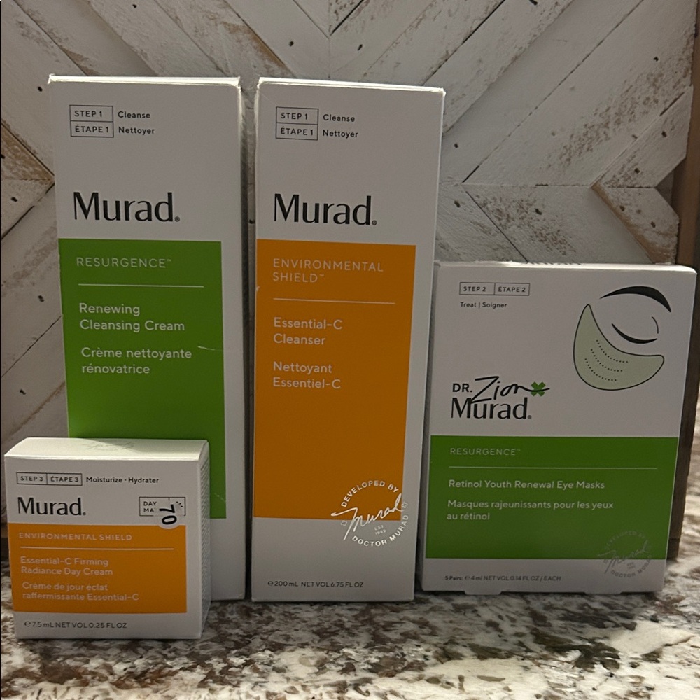 Murad skincare bundle,$129 retail value.Two Cleansers, 5 eye masks and day cream